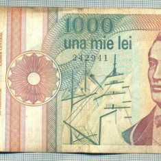 A1376 BANCNOTA-ROMANIA-1000 LEI-1991 -SERIA 0024 -EMINESCU -starea care se vede