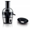 Storcator de fructe si legume Philips Viva Collection HR1864/20, 700 W, 2 l, Tub XL, Inox/Negru