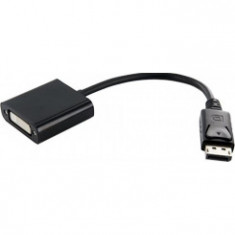 Adaptor 4World DisplayPort [M] &amp;gt; DVI-I (24+5) [F], negru foto