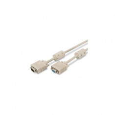 ASSMANN VGA Extension cable DSUB15 M (plug)/DSUB15 F (jack) 1,8m grey foto