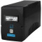 Lestar UPS SIN-630E 600VA/360W Sinus LCD GF 4xIEC USB RJ 11 BLACK