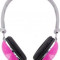 Casti 4World stereo cu pernite de urechi confortabile &#039;&#039;Colors&#039;&#039;, roz