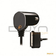 CYGNETT Car Charger 1A Apple 30-pin Fixed cable (GoovePower) Black foto