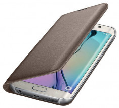 Samsung EF-WG925PFEGWW Gold pentru G925 Galaxy S6 Edge foto