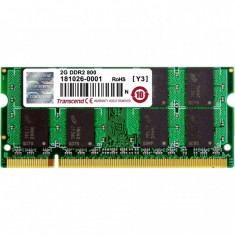 Transcend Memorie notebook Transcend 2GB DDR2 800MHz CL6 1.8V foto