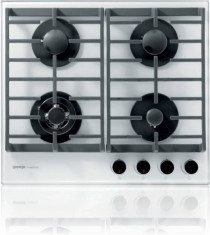 Plita incorporabila Gorenje GKTG6SY2W, Gaz, 60 cm, 4 arzatoare, Timer, Fonta, Wok, Sticla alba foto