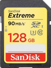Sandisk Card de memorie SanDisk Extreme SDXC 128GB Clasa10 90mbps foto