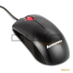 LENOVO Optical Wheel Mouse, Black, USB foto