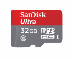 SanDisk ULTRA Micro SDHC Card 32GB 80MB/s Class 10 UHS-I + adapter foto