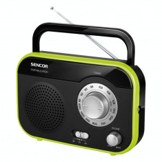 Radio Sencor SRD 210 BGN, negru/verde foto