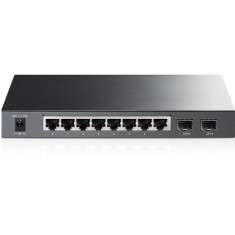 Switch TP-Link TL-SG2210P, 8 porturi Gigabit, PoE IEEE 802.3af, smart, metal foto