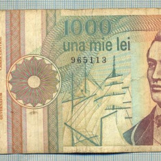 A1394 BANCNOTA-ROMANIA-1000 LEI-1991 -SERIA 0011 -EMINESCU -starea care se vede