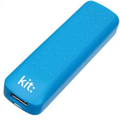 Incarcator portabil universal Kit Essential Blue 2000 mAh foto