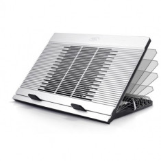 Stand notebook DeepCool 17&amp;#039; - aluminiu &amp;amp; plastic, fan, 4* USB, dimensiuni 380X279X34mm, dimensiuni F foto