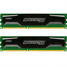 CRUCIAL Memorie Crucial Ballistix Sport 8GB DDR3 1600MHz CL9 Dual Channel Kit foto