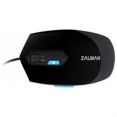 Mouse Zalman cu fir, optic, ZM-M300C, 800~2400dpi, 3 butoane, USB, viteza 4000fps, negru foto