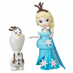 MINI PAPUSA DF - ELSA SI OLAF Hasbro B5185-B5186 foto