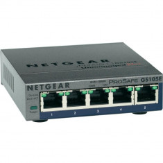 Switch NetGear GS105E-200PES 5 porturi x 10/100/1000 Mb/s foto