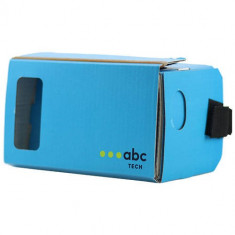 ABC Tech Ochelari VR Cardboardb Albastru foto