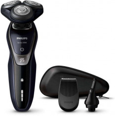 Aparat de barbierit Philips Shaver S5520/45, Fara fir, Dry, 50 minute, Negru/Crom foto