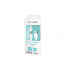 ADATA Sync and Charge Lightning Cable, USB &amp;amp; microUSB, MFi (iPhone, iPad, iPod) foto