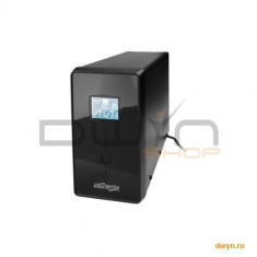 UPS GEMBIRD 1200VA w. AVR, diplay LCD, interfata USB, black, &amp;#039;EG-UPS-033&amp;#039; foto