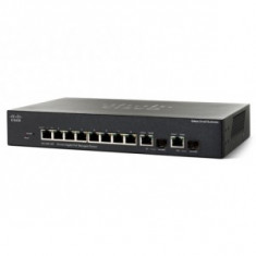 Switch Cisco SRW2008, cu management, fara PoE, 8x1000Mbps-RJ45 + 2xminiGBIC foto