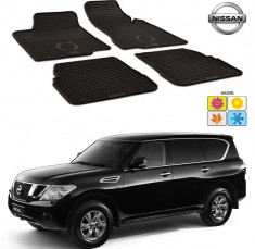 Set covorase auto Hitech din cauciuc Nissan Patrol 2010-2016 foto