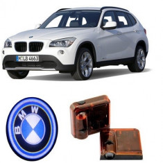 Proiectoare Logo Holograma cu sigla BMW dedicat pentru BMW X1 foto