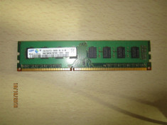 Memorie ram 2Gb DDR3 1333Mhz Samsung, pentru desktop, testata,functionala foto