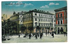 3561 - CERNAUTI, Bucovina, Market - old postcard - used - 1918