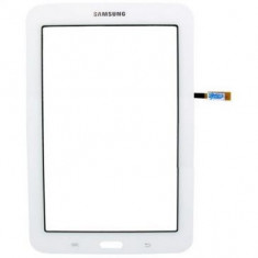 Geam cu touchscreen Samsung Galaxy Tab 3 Lite 7.0 Original Alb foto