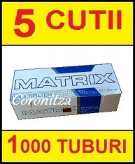 Tuburi tigari MATRIX CU CARBON ACTIV - 1000 tuburi tigari / filtre tigari foto