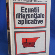 MARCEL N. ROSCULET - ECUATII DIFERENTIALE APLICATIVE - ACADEMIA ROMANA - 1979