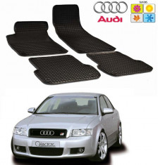 Set covorase auto Hitech din cauciuc pentru Audi A4 b6 2000-2004 foto