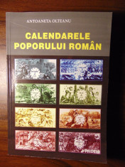 Calendarele poporului roman - Antoaneta Olteanu (2001) Cu autograf si dedicatie foto