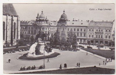 bnk cp Cluj - Piata Libertatii - circulata foto