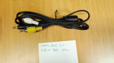 Cablu Jack 3,5 - 2 RCA Tata 1,2 m foto