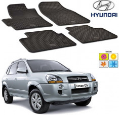 Set covorase auto Hitech din cauciuc Hyundai Tucson 2004-2009 foto