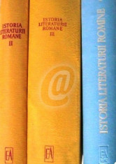 Istoria literaturii romane, vol. 1(1964), 2(1968), 3(1973) foto