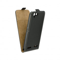 Husa Lenovo K6 Flip Case Inchidere Magnetica Black foto