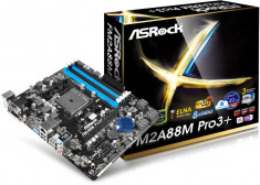 ASRock FM2A88M PRO3+, A88X, DualDDR3-2133, SATA3, RAID, HDMI, DVI, D-Sub, mATX foto