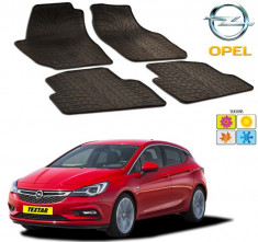 Set covorase auto Hitech din cauciuc Opel Astra K 2015-2016 foto