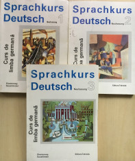 SPRACHKURS DEUTSCH CURS DE LIMBA GERMANA (3 volume) foto