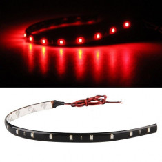 Banda flexibila 12 LED-URI 5050 (30 CM) lumina rosie 24V foto