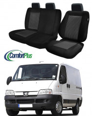 Huse Scaun Peugeot Boxer 3 locuri 1994-2006 Confort Line foto