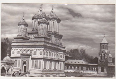 bnk cp Manastirea Curtea de Arges - Vedere - circulata foto
