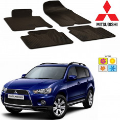 Set covorase auto Hitech din cauciuc Mitsubishi Outlander 2006-2012 foto