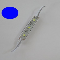 Modul 3 SMD 5050 12V lumina albastra foto