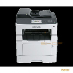 Lexmark MX410de Multifunctional laser mono, A4, 38 ppm, Imprimare/Copiere/Scanare color si in retea foto